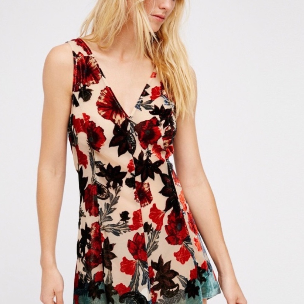 Free People Burnout Hanky Hem Slip